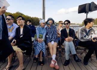 Quỳnh Anh Shyn ngồi hàng ghế đầu show Kenzo cùng Tyga, Pharrell Williams