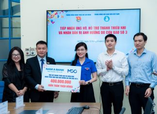 Miss Cosmo cùng các thí sinh trao tặng hơn 600 triệu đồng hỗ trợ khắc phục hậu quả bão số 3